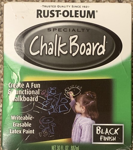 Rust oleum chalkboard paint - rust,